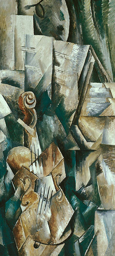Violin and Palette Georges Braque